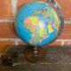World Map Earth Globe Old TARIDE 1985 Model 90RL025 Vintage