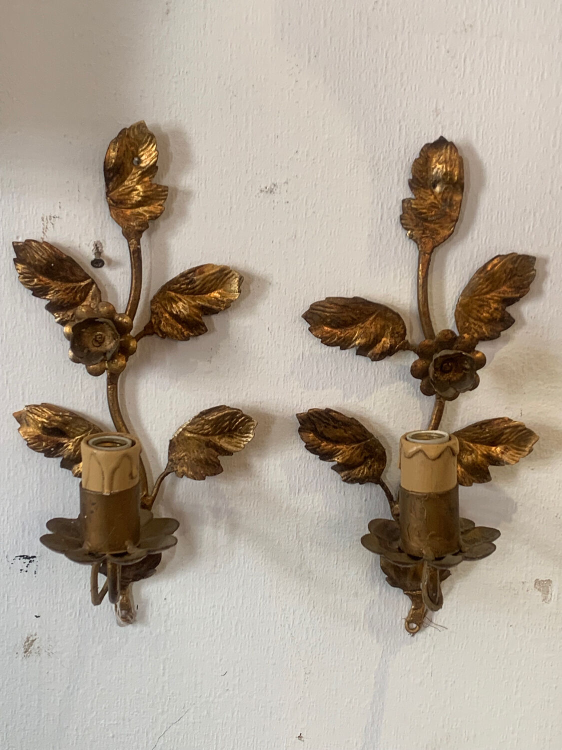 Pair of wall lamps