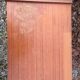 Commode scandinave en teck à 2 tiroirs et 1 abattant