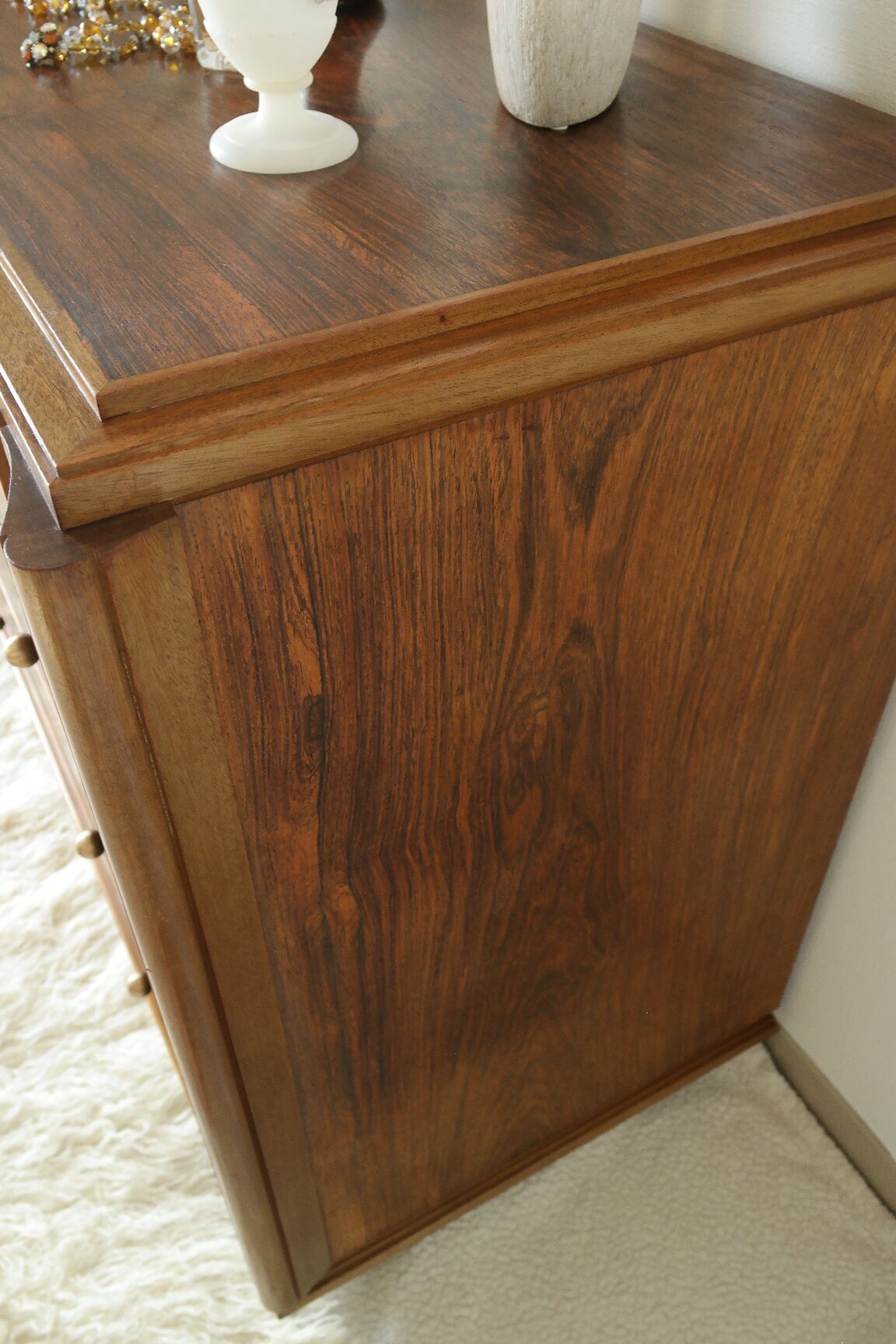 Commode art déco en palissandre et acajou