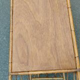 Vintage antique rattan coffee table