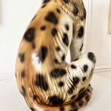 Vintage ceramic leopard