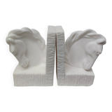 Pair of horse head bookends