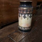 Porcelain vase signed Oubouzid Nordine Bejaia