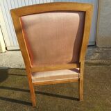 Fauteuil en noyer blond du XlXème siecle