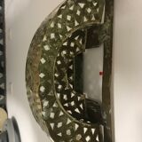Brass wall light