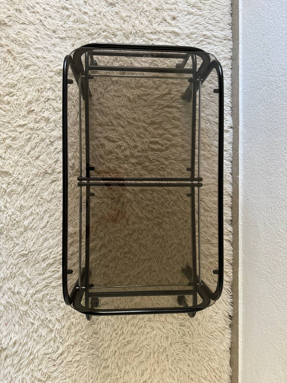 Table basse extensible design Memphis années 80