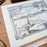 Printed in 1970, engraving from Nantes.