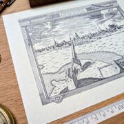 Printed in 1970, engraving from Nantes.