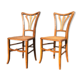 Pair of canning chairs.  new art