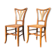 Pair of canning chairs.  new art