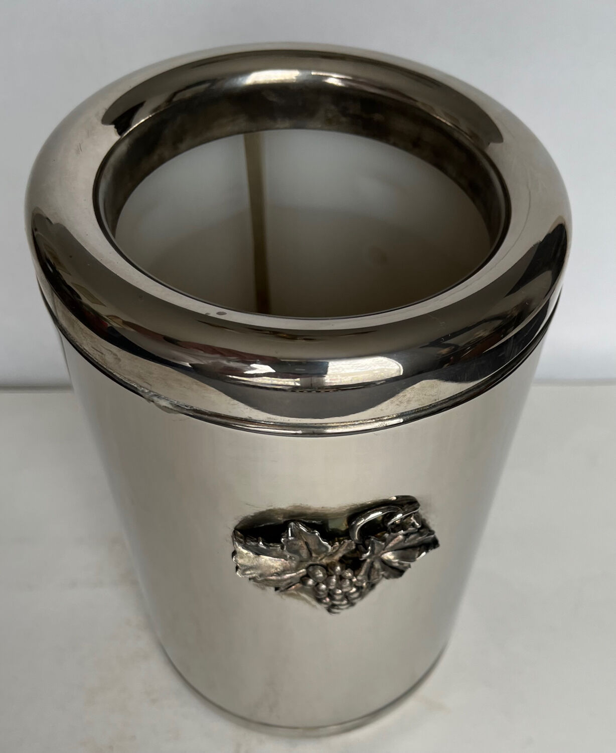 Silver metal cooler