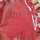Cache-pot triptyque De Bruyn Fives Lille rouge n°4709