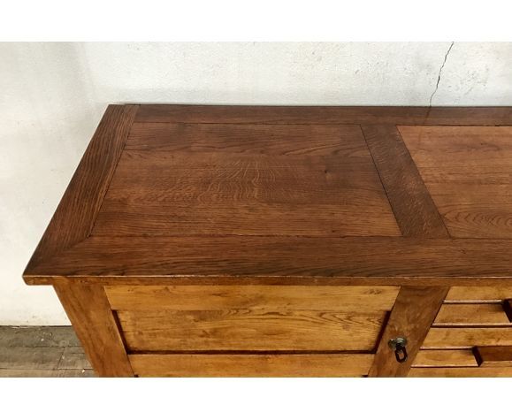 Buffet meuble de re construction René Gabriel pieds compas