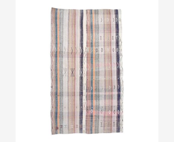 Modern striped kilim rug 220x390cm