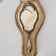 old double-sided hand-held mirror Henri Auguste SOLIÉ 1900