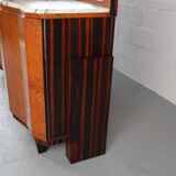 Art Deco buffet, Macassar Ebony and Walnut Burl, 1920-1930