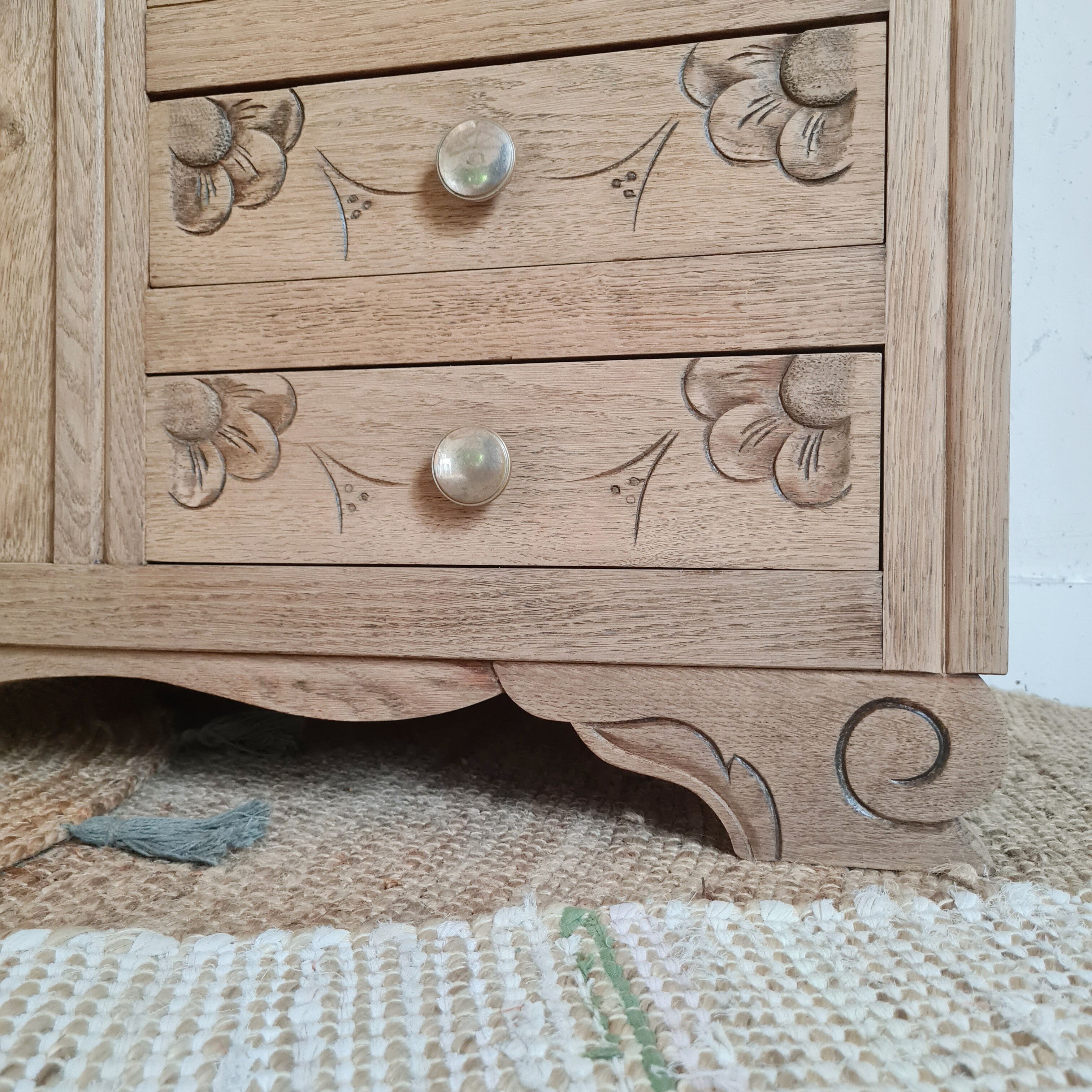 Dresser Art Deco wood brut