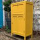 Parisian art deco buffet in yellow ochre