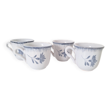 Blue coffee cup Niderviller 1970 - 1980