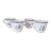 Tasse à café bleu Niderviller 1970 - 1980