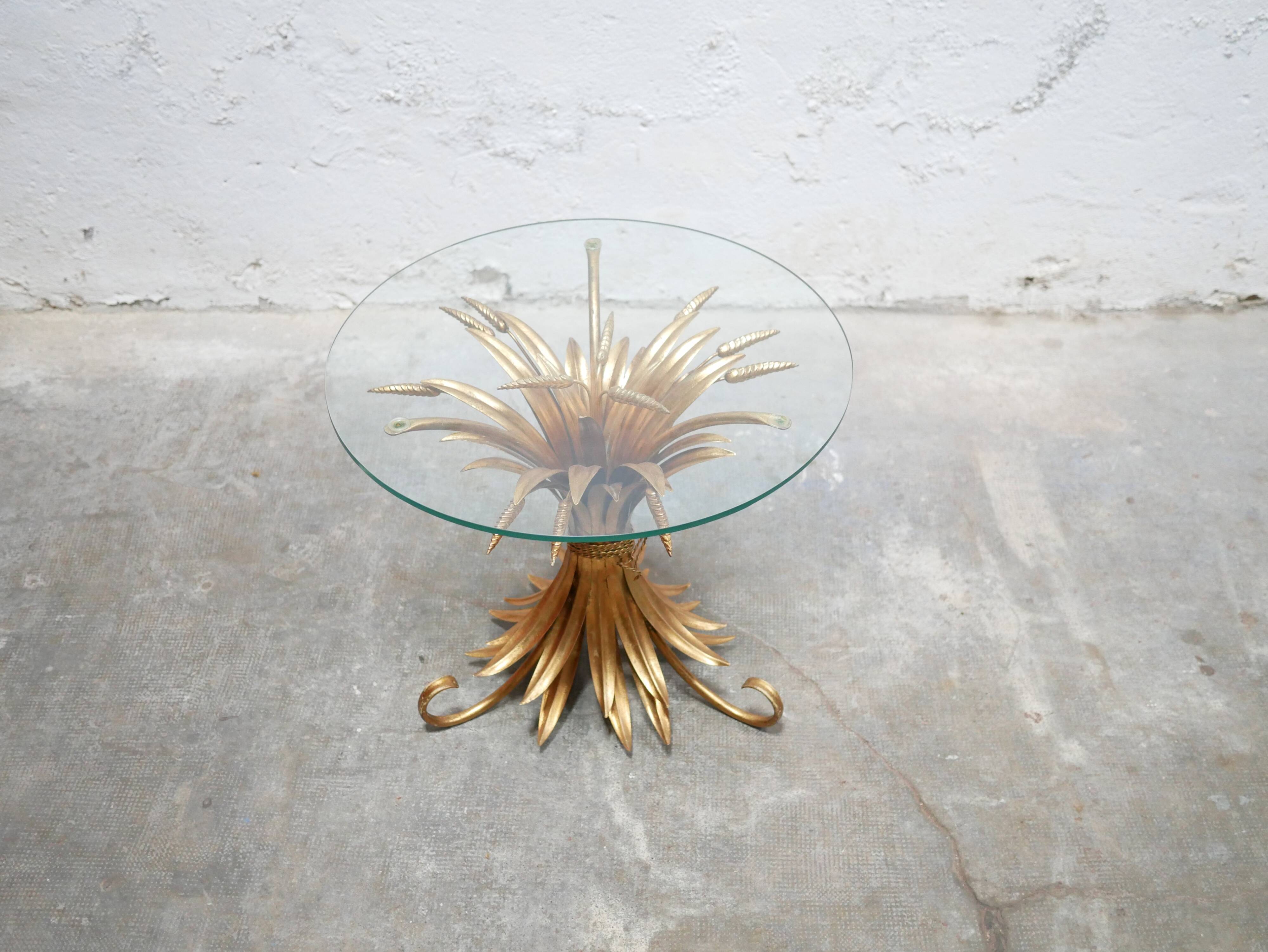 Coco Chanel vintage wheat sheaf side table