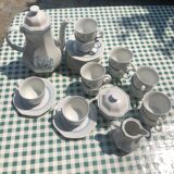 Service à café en porcelaine