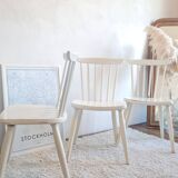 Set of six vintage Scandinavian chairs