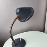 70s swan collar metal desk lamp