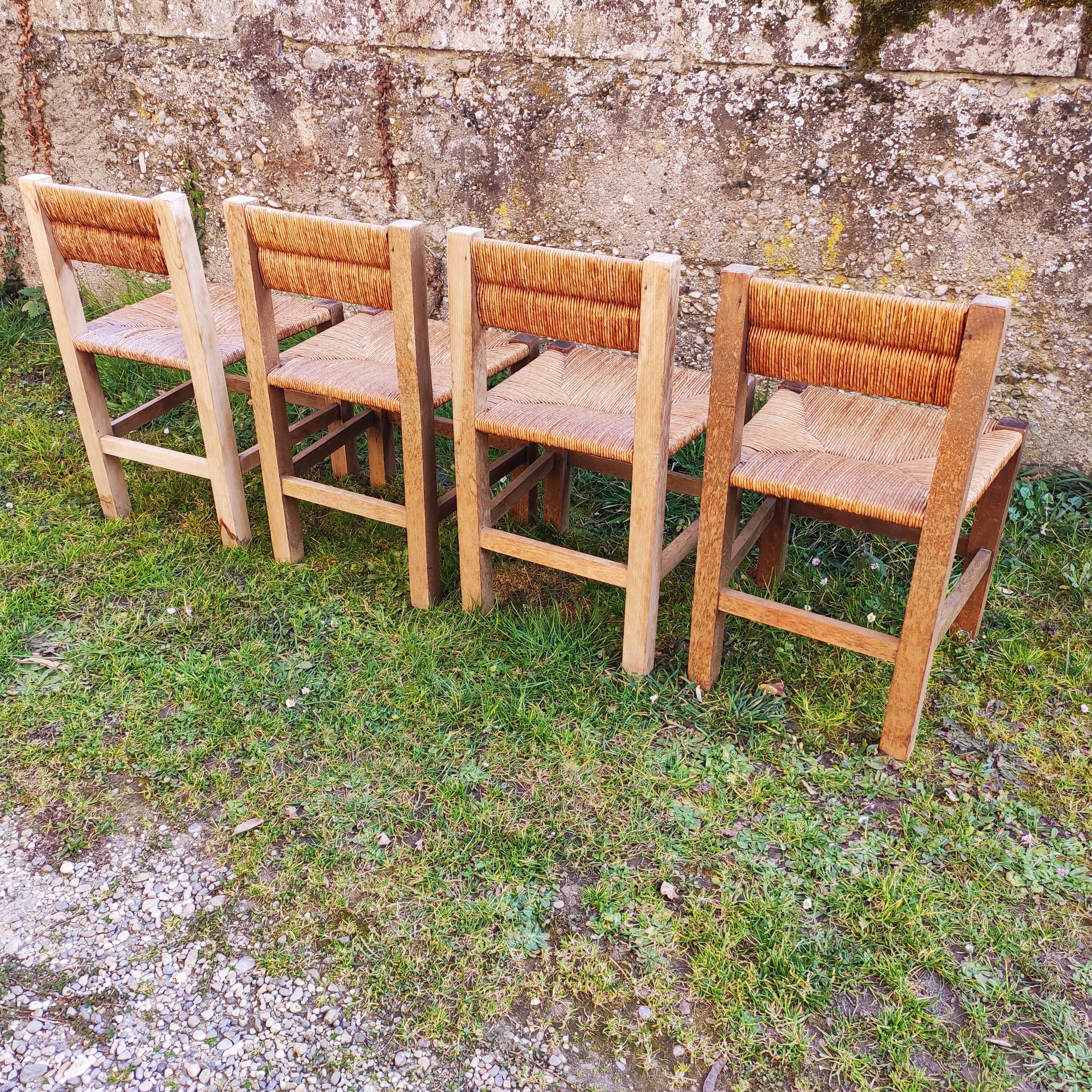 Vintage brutalist chairs 1950