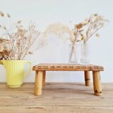 Stool - bamboo stool - bamboo plant stand