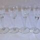 Service à  liqueur cristal de Bohème Baccarat St Louis verres carafe signé par une ancre