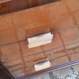 Vintage 60s mahogany secretary from Mobilor