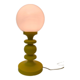 Space age yellow table lamp , 1970's