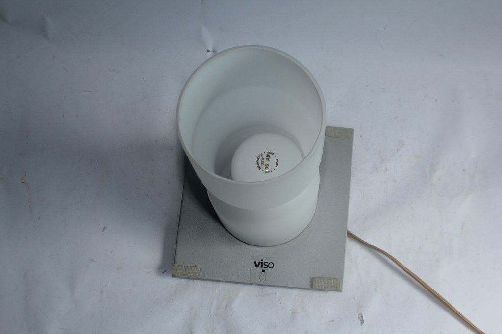 Plexiglas cube lamp viso canada 1990 design philippe lisboa