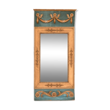 Empire-style painted mirror  47x96cm