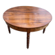 Table à manger ronde extensible par abattant console du 19ème