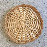 Cheese platter or vintage wicker cake dish