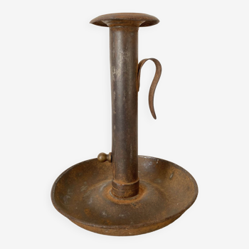 Old metal candle holder