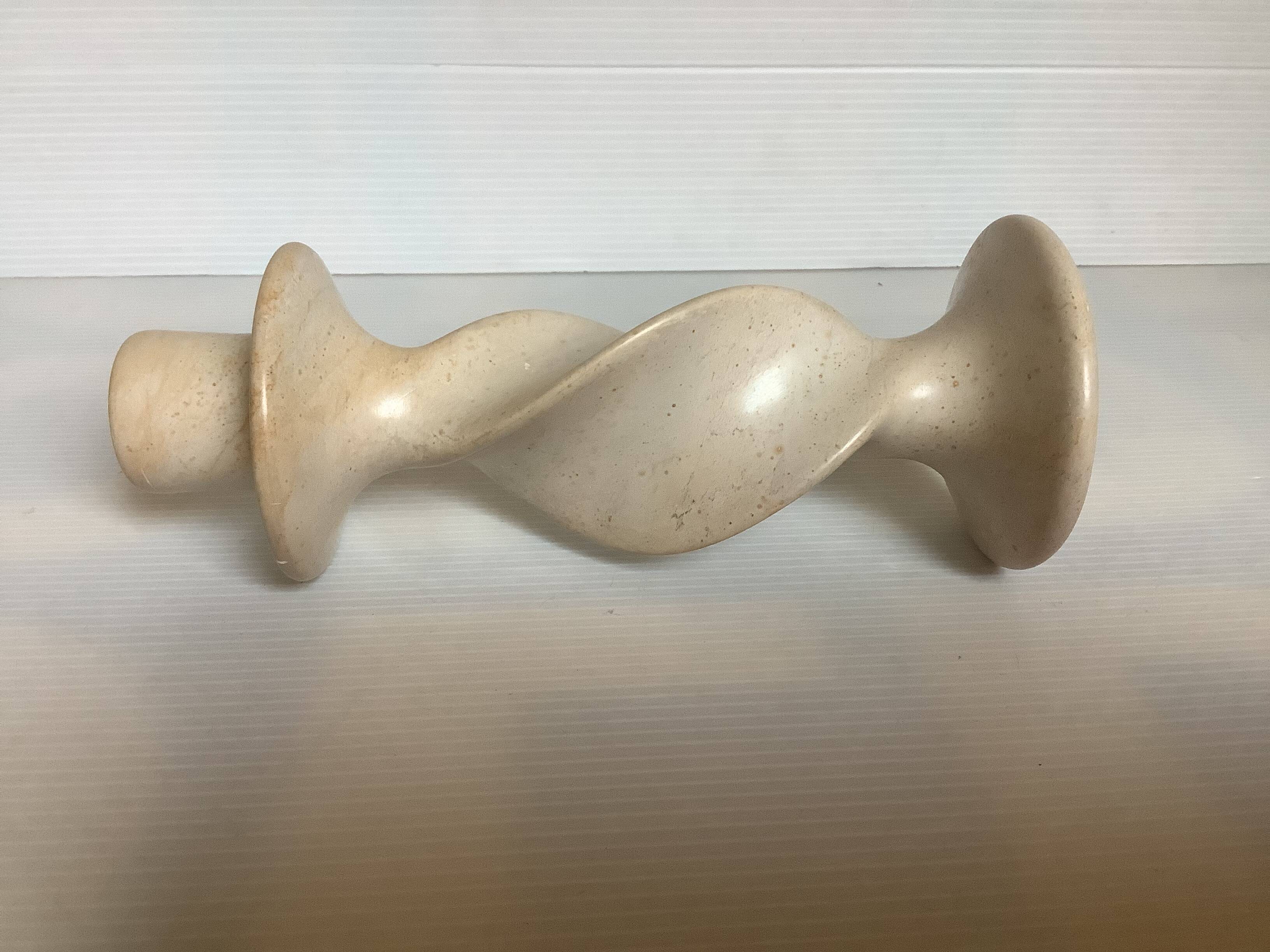 Soapstone candle holder