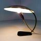 Brass & glass rare desk lamp 1950’s