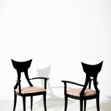 Winged Italian Armchair by Pietro Constantini 1980s