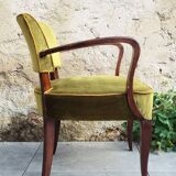 Art deco bridge armchair