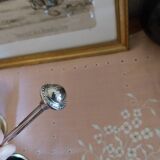 Antique English silver-plated condiment server