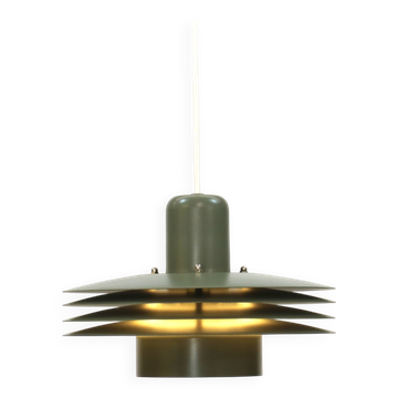 Danish Design Lamp Horn Lighting Model 763 – Restored Green Nordic Style Pe