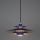 Danish vintage pendant lamp Donau by Kurt Wiborg, Jeka, 1980s