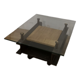 Industrial style sofa end