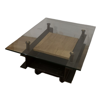 Industrial style sofa end