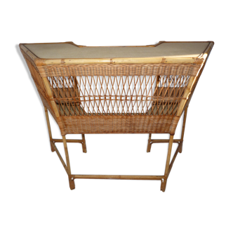 60s rattan bar