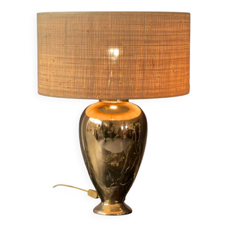 Lampe de table dorée